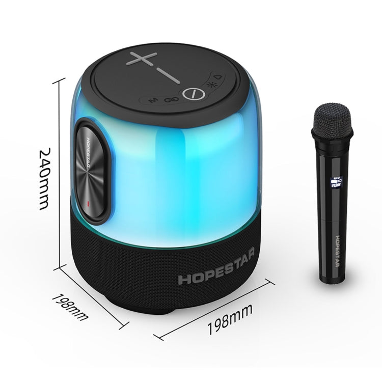 HOPESTAR SC-01 Waterproof LED Light Wireless Bluetooth Speaker(Black) - free shipping - PMC TechLife - Order now!
