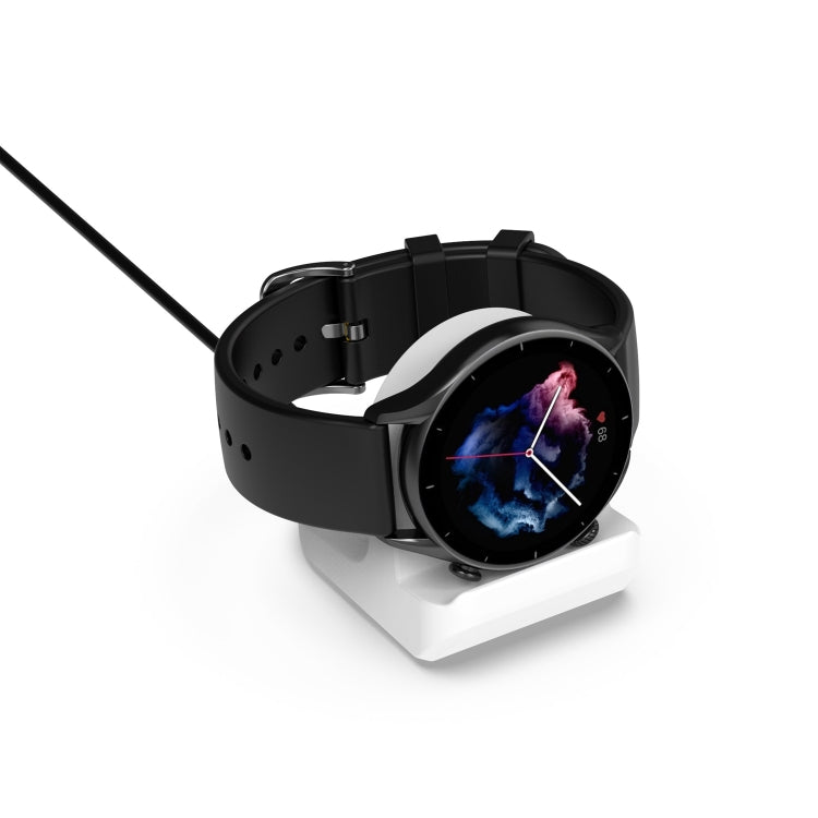 For Amazfit GTR Mini Smart Watch Silicone Charging Bracket(White) - by PMC TechLife | Online Shopping South Africa | PMC TechLife