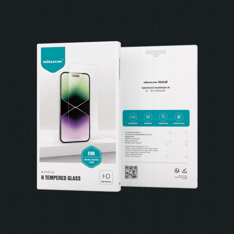NILLKIN H 0.33mm 9H Explosion-proof Tempered Glass Film For Xiaomi Redmi K60 / K60 Pro / K60E - by NILLKIN | Online Shopping South Africa | PMC TechLife | Buy Now Pay Later Mobicred