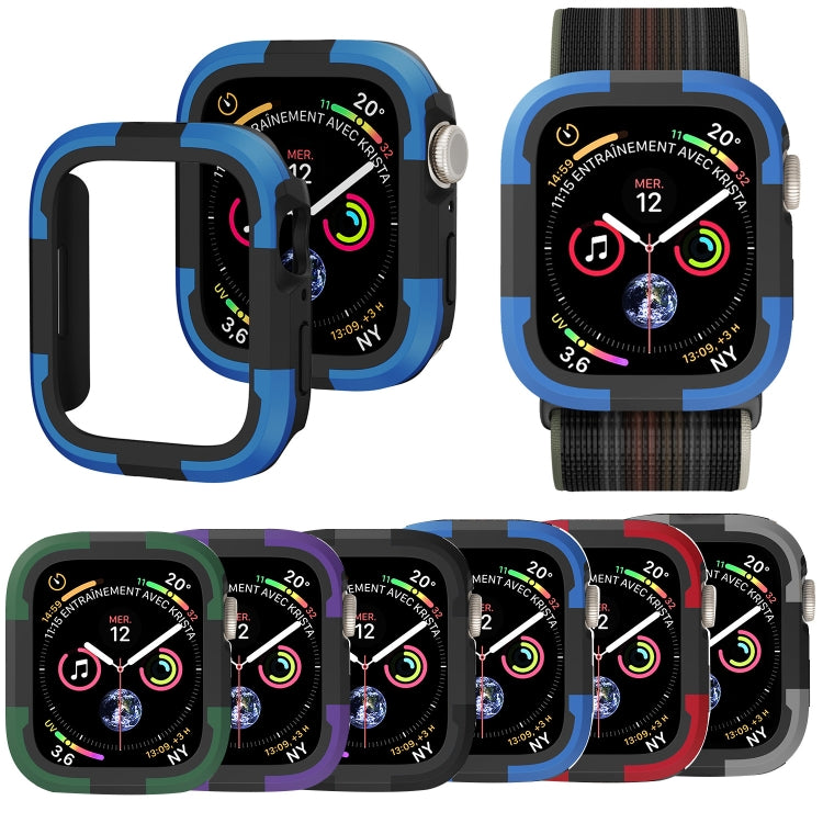 For Apple Watch Series SE 2&6&SE&5&4 40mm Armor Frame Watch Case(Purple) - Smart Wear by PMC TechLife | Online Shopping South Africa | PMC TechLife