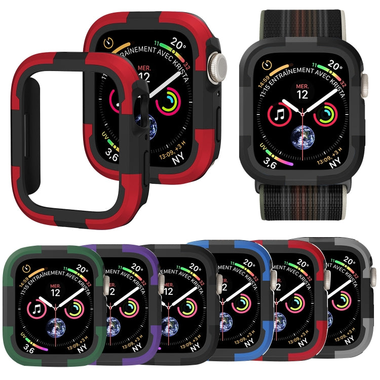 For Apple Watch Series 8 & 7 41mm Armor Frame Watch Case(Green) - Smart Wear by PMC TechLife | Online Shopping South Africa | PMC TechLife