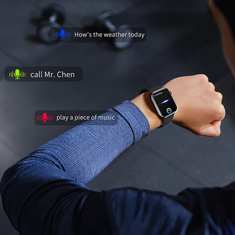 IW9 2.05 inch Square Screen Smart Watch Supports Bluetooth Calls/Blood Oxygen Monitoring(Black) - Smart Watches by PMC TechLife | Online Shopping South Africa | PMC TechLife