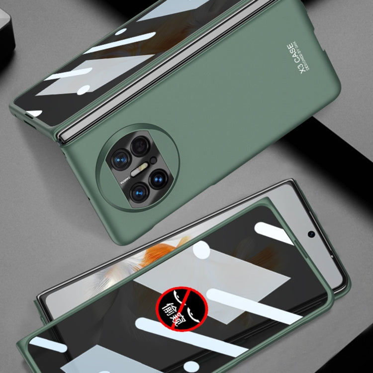 For Huawei Mate X3 GKK Peep-proof Integrated Ultra-thin Full Coverage Phone Flip Case(Green) - Huawei Cases by GKK | Online Shopping South Africa | PMC TechLife | Buy Now Pay Later Mobicred