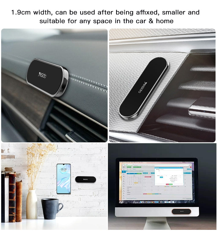 Yesido C83 Car Strong Magnetic Phone Holder(Silver) - Universal Car Holders by Yesido | Online Shopping South Africa | PMC TechLife | Buy Now Pay Later Mobicred