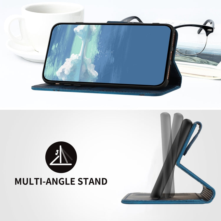 For Samsung Galaxy S23+ 5G Line Pattern Skin Feel Leather Phone Case(Royal Blue) - free shipping - PMC TechLife - Order now!