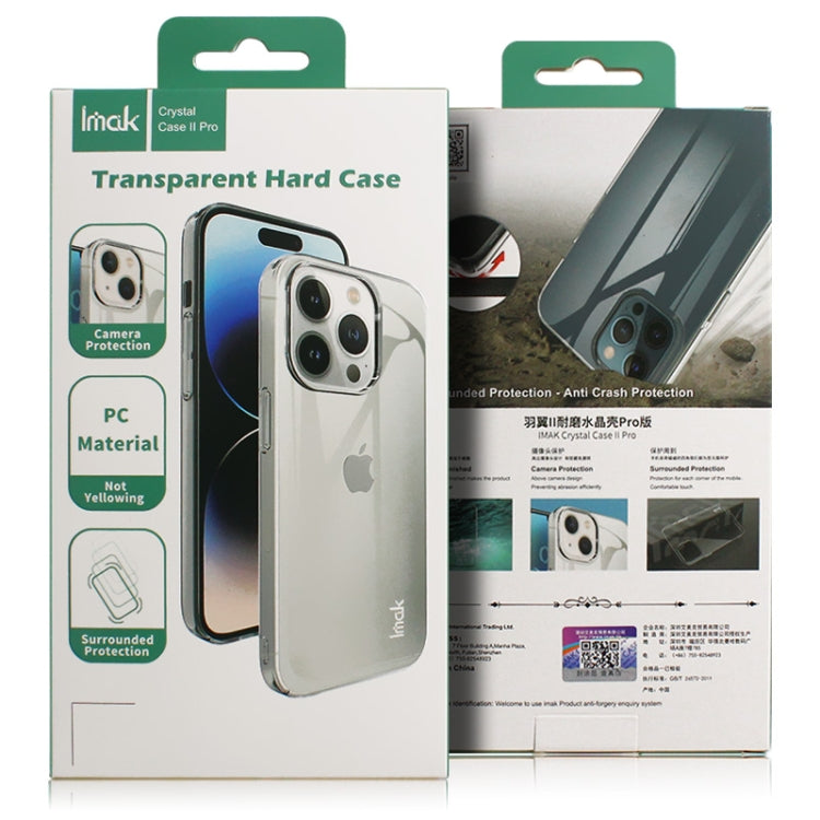 For Huawei Mate X3 imak Wing II Pro Series Wear-resisting Crystal Phone Case(Transparent) - Huawei Cases by imak | Online Shopping South Africa | PMC TechLife | Buy Now Pay Later Mobicred