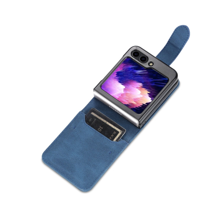 For Samsung Galaxy Z Flip5 AZNS Dream II Skin Feel PU+TPU Horizontal Flip PU Phone Case(Blue) - free shipping - PMC TechLife - Order now!