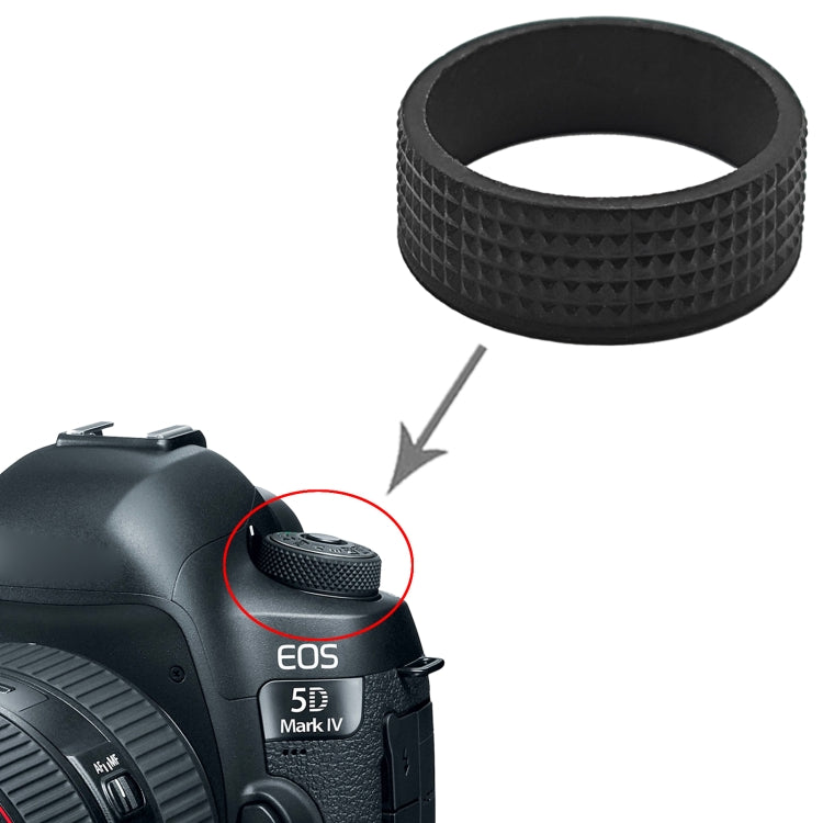 For Canon EOS 5D Mark IV Mode Turntable Rubber Leather - Others by PMC TechLife | Online Shopping South Africa | PMC TechLife