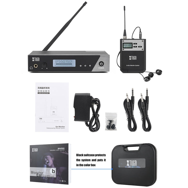 XTUGA IEM1100 Professional Wireless In Ear Monitor System 1 BodyPacks(UK Plug) - free shipping - PMC TechLife - Order now!