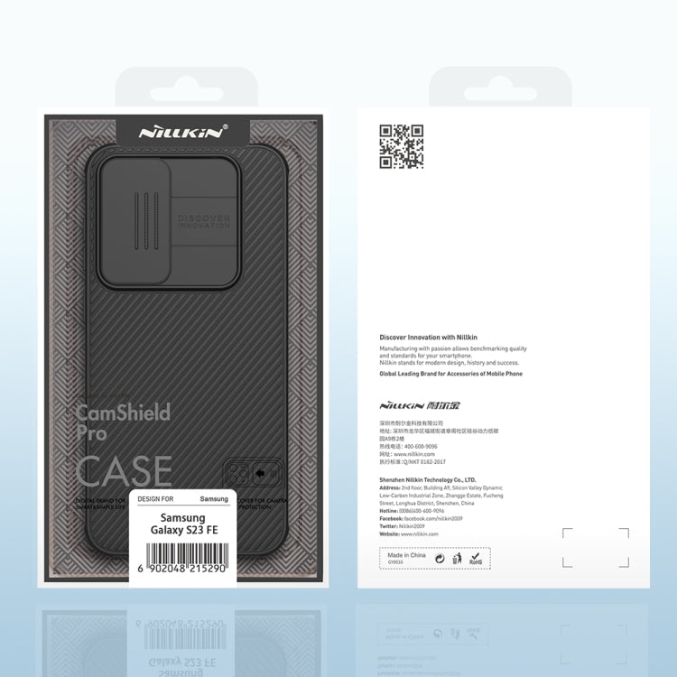 For Samsung Galaxy S23 FE NILLKIN Black Mirror Pro Series Camshield PC Phone Case(Blue) - free shipping - PMC TechLife - Order now!