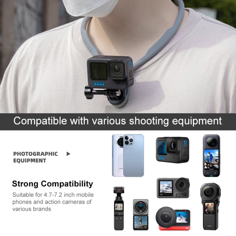 RUIGPRO Lazy Neck Bracket POV View Mount With J-Hook Buckle - Holder by RUIGPRO | Online Shopping South Africa | PMC TechLife | Buy Now Pay Later Mobicred