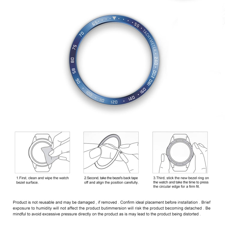 For Samsung Galaxy Watch6 Classic 43mm E Style Smart Watch Steel Ring Protective Frame(Rose Gold) - Watch Cases by PMC TechLife | Online Shopping South Africa | PMC TechLife