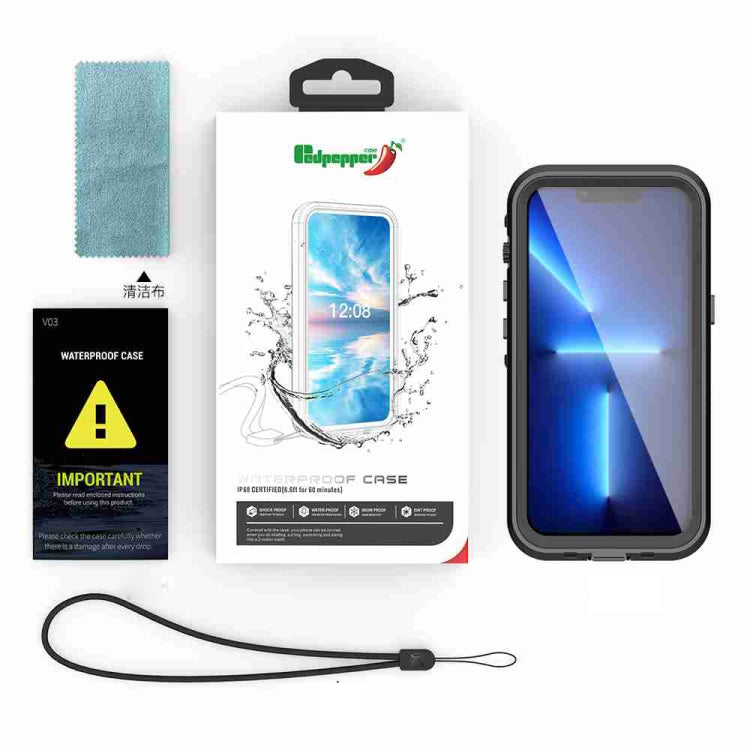 For iPhone 15 Plus RedPepper IP68 Waterproof MagSafe Phone Case(Black) - free shipping - PMC TechLife - Order now!