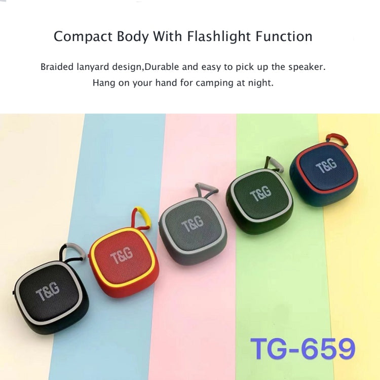 T&G TG659 Outdoor Portable TWS Mini Bluetooth Speaker(Red) - Mini Speaker by T&G | Online Shopping South Africa | PMC TechLife | Buy Now Pay Later Mobicred
