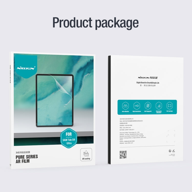 For Samsung Galaxy Tab S9 Ultra NILLKIN Pure Series Anti-reflection Tablet Tempered Glass Film - free shipping - PMC TechLife - Order now!