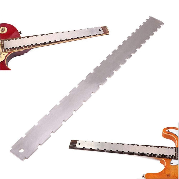 Guitar Neck Measuring Ruler Guitar Sharpening File Guitar Neck Notch Ruler Fret Polishing Pad - free shipping - PMC TechLife - Order now!