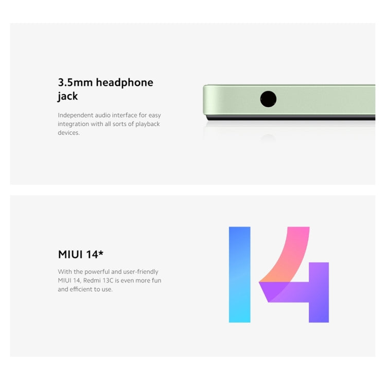 Xiaomi Redmi 13C 5G, 4GB+128GB, 6.74 inch MIUI 14 MediaTek Dimensity 6100+ Octa Core 2.2GHz, NFC, Network: 5G, Not Support Google Play(Startrail Silver) - free shipping - PMC TechLife - Order now!