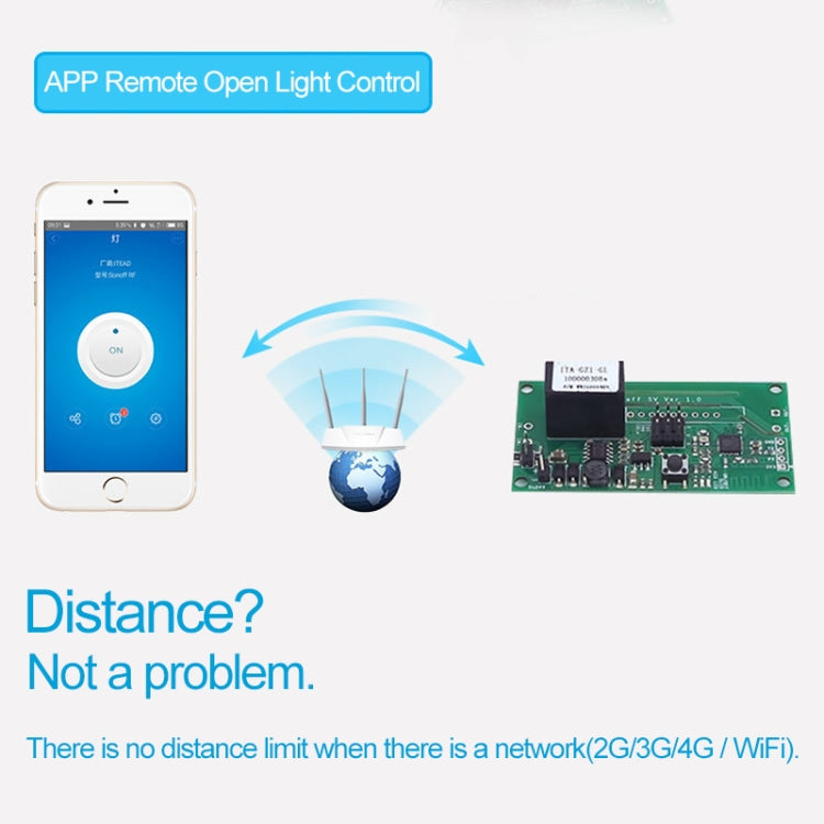 Sonoff SV 10A Single Channel WiFi Wireless Remote Timing Smart Switch Relay Module Works with Alexa and Google Home, Support iOS and Android, DC 5V-24V - free shipping - PMC TechLife - Order now!