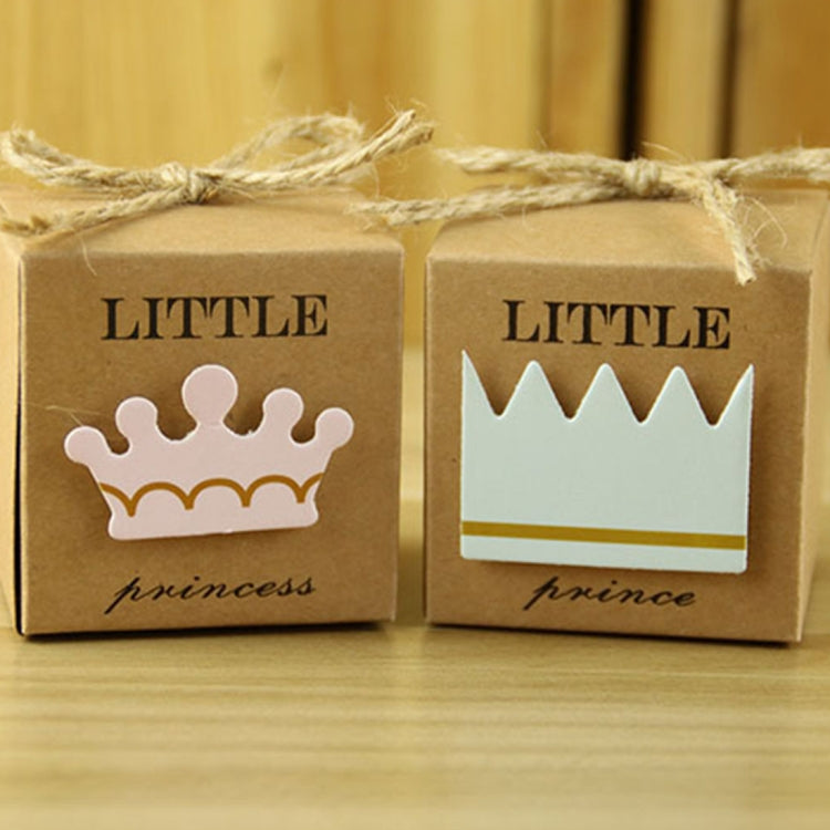 100 PCS European Style Wedding Prince Pattern Sugar Box, Size: 5.3*5.3*5.3cm - free shipping - PMC TechLife - Order now!