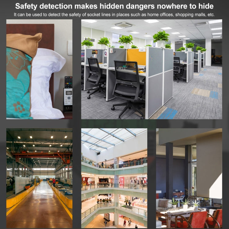 HABOTEST HT107D Multifunctional Digital Display Socket Tester (EU Plug) - Current & Voltage Tester by HABOTEST | Online Shopping South Africa | PMC TechLife | Buy Now Pay Later Mobicred