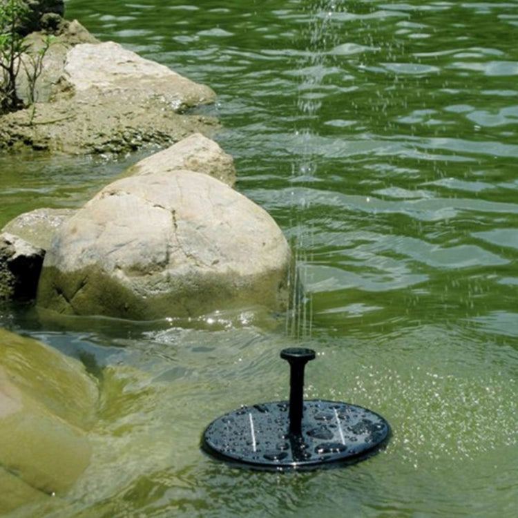 Solar Powered Water Pump Garden Fountain Floating Panel Watering Pond Kit for Waterfalls Water Display Park Pool Decoration Fountain, Diameter: 16cm - free shipping - PMC TechLife - Order now!