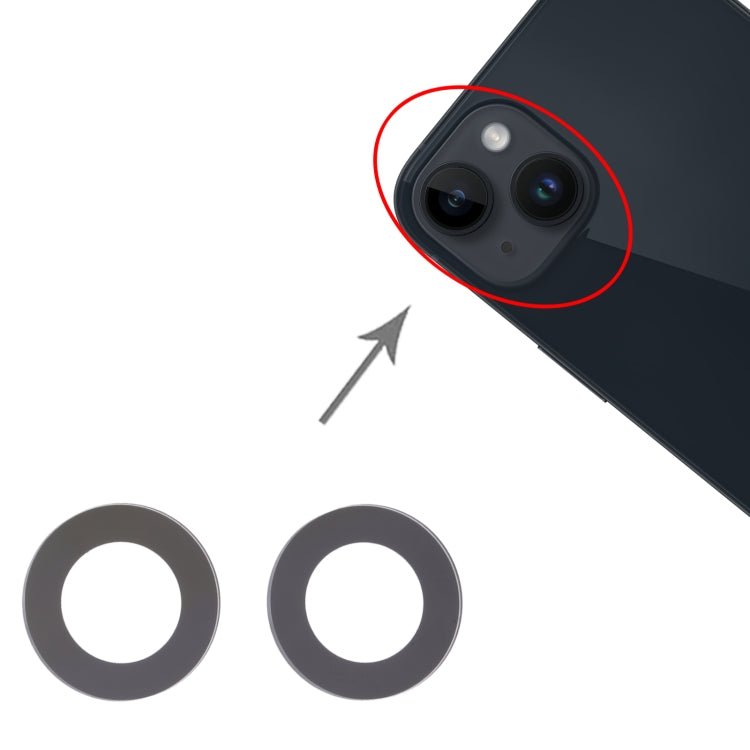 For iPhone 14 Plus Back Camera Lens - by PMC TechLife | Online Shopping South Africa | PMC TechLife