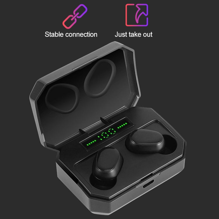 DT-14 Wireless Two Ear Bluetooth Headset Supports Touch & Smart Magnetic Charging & Power On Automatic Pairing(White) - Bluetooth Earphone by PMC TechLife | Online Shopping South Africa | PMC TechLife