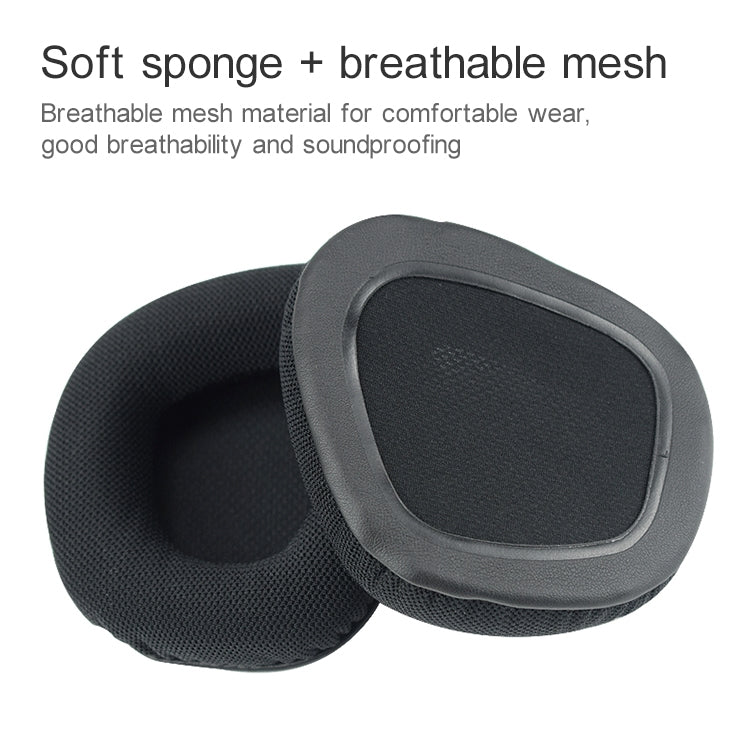 2 Pairs For Corsair Void RGB Pro Headphone Cushion Mesh Cloth Cover Earmuffs Replacement Earpads - Earmuff & Pad by PMC TechLife | Online Shopping South Africa | PMC TechLife