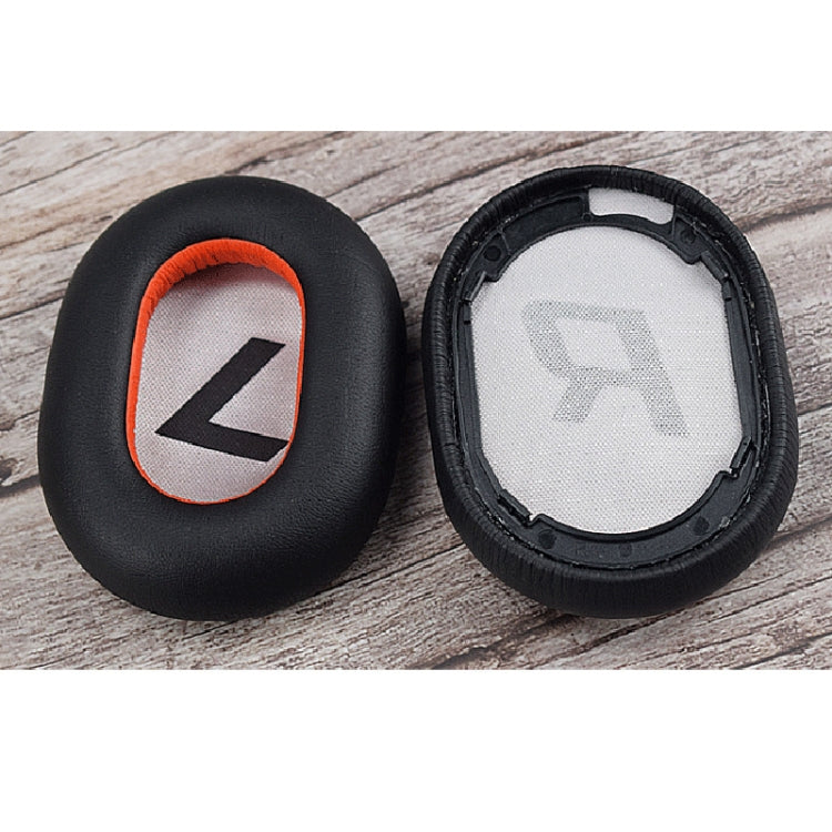 For Plantronics Backbeat Pro 2 / Voyager 8200UC Earphone Cushion Cover Earmuffs Replacement Earpads(Black) - Earmuff & Pad by PMC TechLife | Online Shopping South Africa | PMC TechLife
