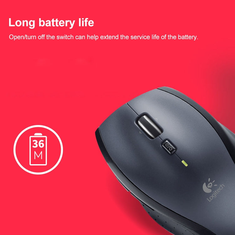 Logitech M705 1000DPI 2.4GHz Wireless Laser Dual Mode Mouse - free shipping - PMC TechLife - Order now!