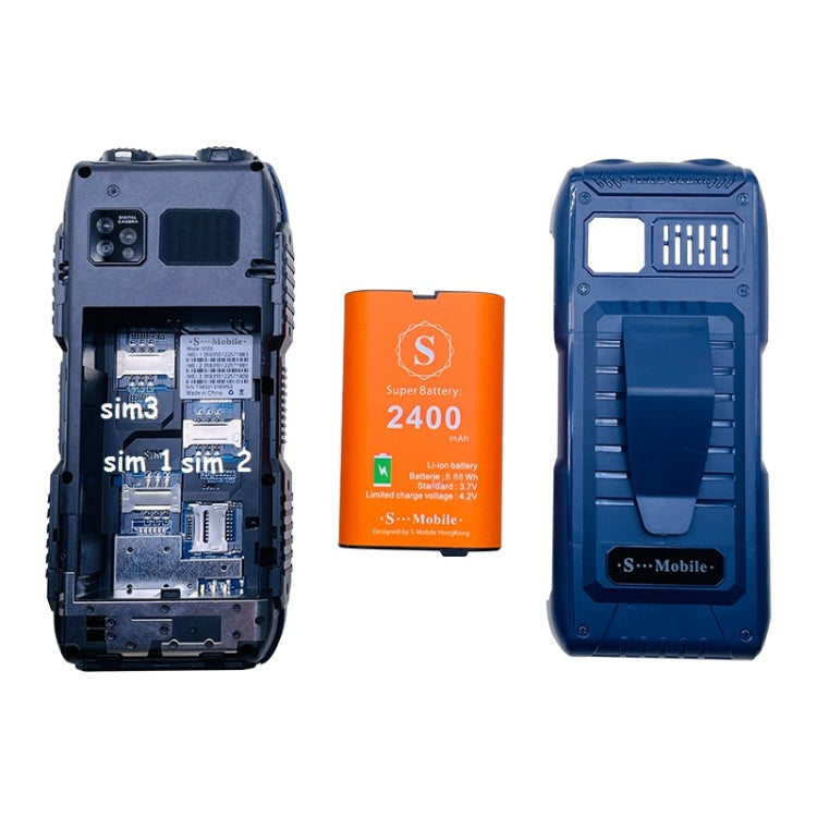 S555 Triple Proofing Elder Phone, Waterproof Shockproof Dustproof, 2400mAh Battery, 2.2. inch, 21 Keys, LED Flashlight, FM, Quad SIM, with Antenna(Green) - free shipping - PMC TechLife - Order now!