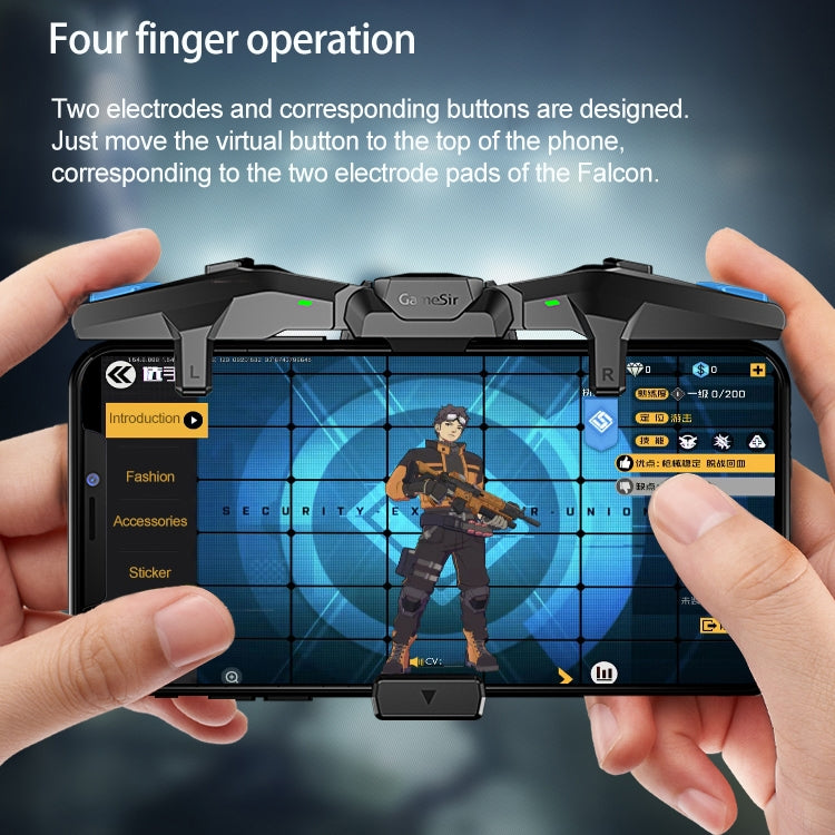 GameSir F4 Foldable Eagle Wing Shaped Physical Direct Connect Capacitor Gamepad Compatible with IOS & Android System Devices - free shipping - PMC TechLife - Order now!