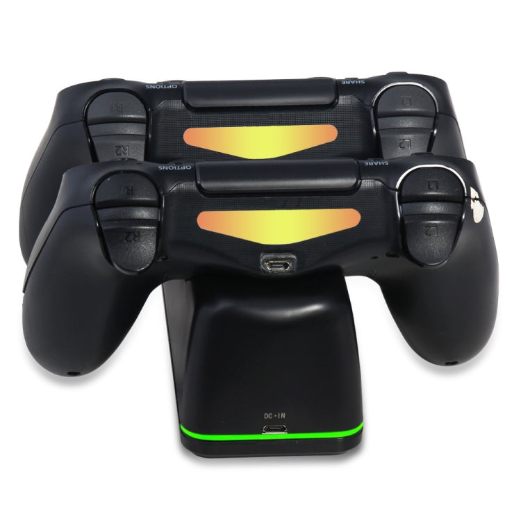 DOBE TP4-1781 Wireless Controller Dual Charging Dock LED Charger Handle Charger for PS4 / Slim / Pro(Black) - Charger & Power by DOBE | Online Shopping South Africa | PMC TechLife | Buy Now Pay Later Mobicred