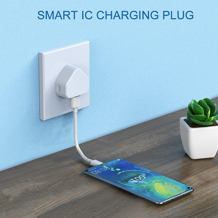 5V / 1A (UK Plug) USB Charger Adapter For iPhone, Galaxy, Huawei, Xiaomi, LG, HTC and Other Smart Phones, Rechargeable Devices(White) - USB Charger by PMC TechLife | Online Shopping South Africa | PMC TechLife | Buy Now Pay Later Mobicred