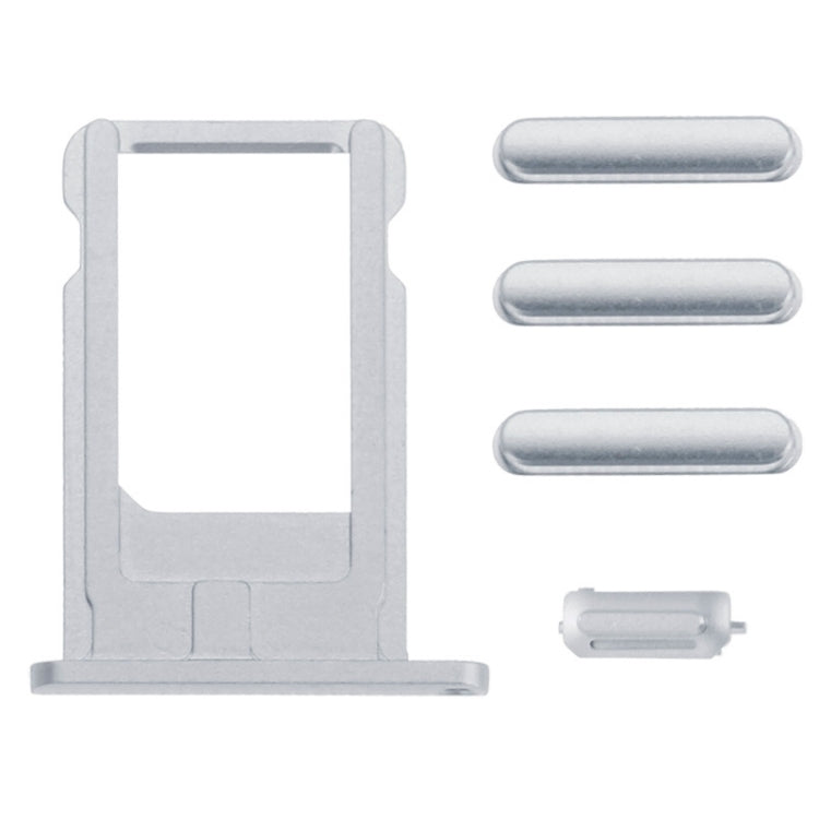 Full Assembly Housing Cover for iPhone 6 Plus, Including Back Cover & Card Tray & Volume Control Key & Power Button & Mute Switch Vibrator Key(Silver) - iPhone 6/6 Plus Parts by PMC TechLife | Online Shopping South Africa | PMC TechLife