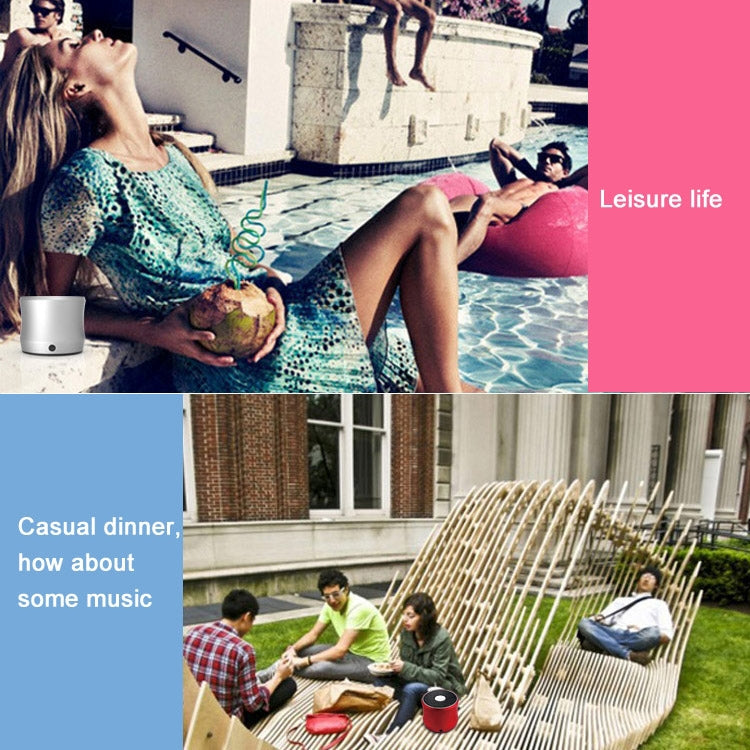 EWA A109 Bluetooth V2.0 Super Bass Portable Speaker, Support Hands Free Call, For iPhone, Galaxy, Sony, Lenovo, HTC, Huawei, Google, LG, Xiaomi, other Smartphones and all Bluetooth Devices(Silver) - Desktop Speaker by EWA | Online Shopping South Africa | PMC TechLife | Buy Now Pay Later Mobicred