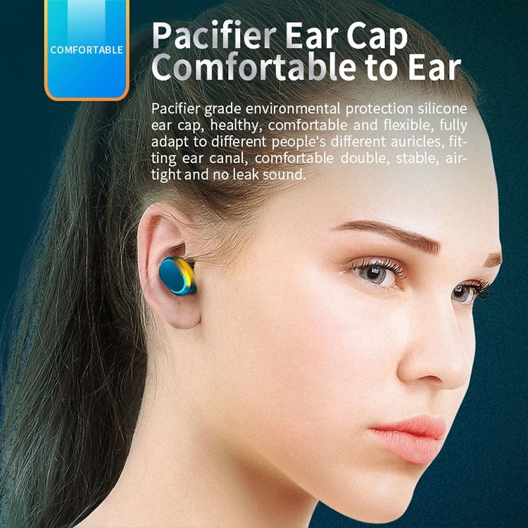 M8 Bluetooth 5.0 TWS Touch Digital Display True Wireless Bluetooth Earphone with Charging Box(Black) - TWS Earphone by PMC TechLife | Online Shopping South Africa | PMC TechLife