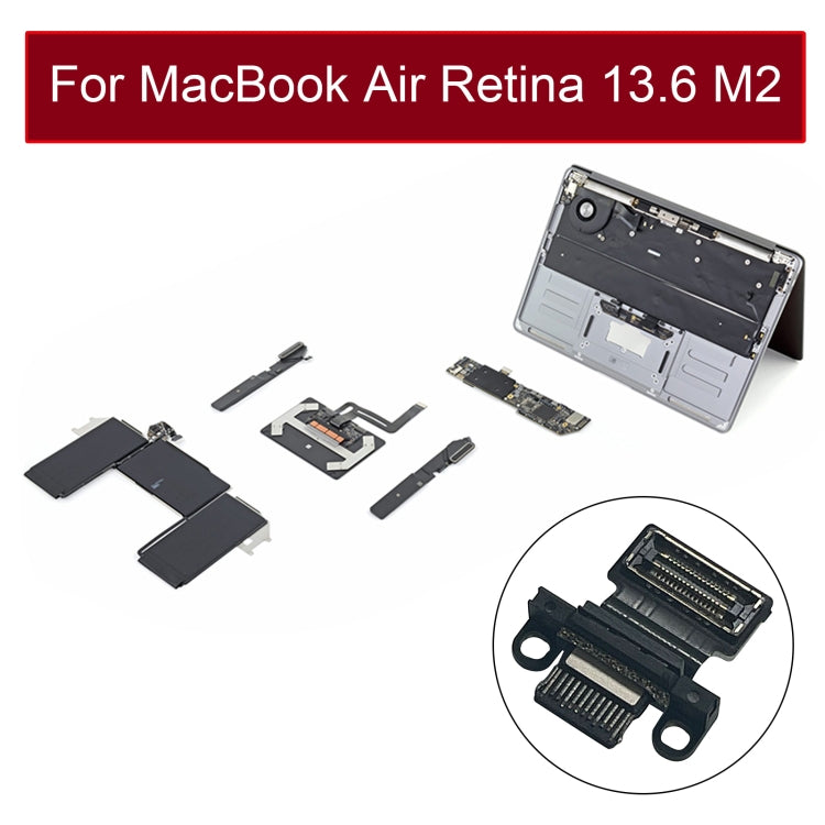 821-03673-A Type-C Charging Port For MacBook Air Retina 13.6 M2 A2681 2022(Black) - Power Board by PMC TechLife | Online Shopping South Africa | PMC TechLife | Buy Now Pay Later Mobicred