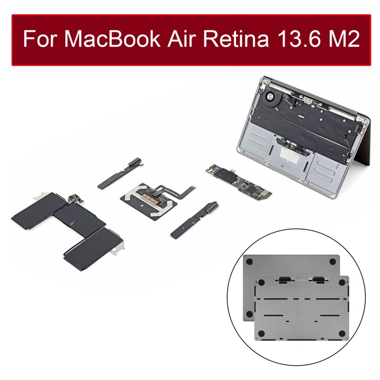 Bottom Cover Case for MacBook Air Retina 13.6 M2 A2681 2022 EMC4074 (Gold) - Bottom Cover by PMC TechLife | Online Shopping South Africa | PMC TechLife