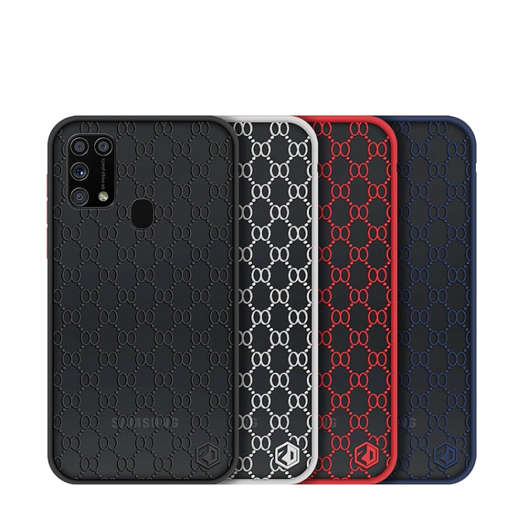 For Samsung Galaxy M31 PINWUYO Series 2 Generation PC + TPU Waterproof and Anti-drop All-inclusive Protective Case(Blue) - Galaxy Phone Cases by PINWUYO | Online Shopping South Africa | PMC TechLife | Buy Now Pay Later Mobicred