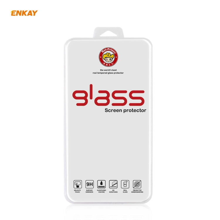 For Huawei P Smart 2021 ENKAY Hat-Prince 0.26mm 9H 2.5D Curved Edge Tempered Glass Film - Huawei Tempered Glass by PINWUYO | Online Shopping South Africa | PMC TechLife | Buy Now Pay Later Mobicred