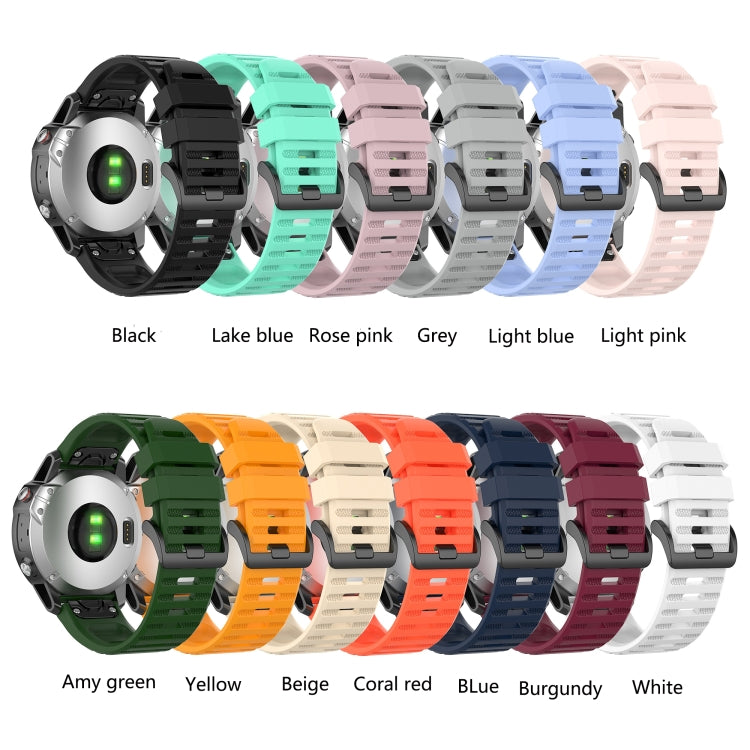 Compatible with Garmin Approach s60 Silicone Watch Band(Black) - Watch Bands by PMC TechLife | Online Shopping South Africa | PMC TechLife | Buy Now Pay Later Mobicred