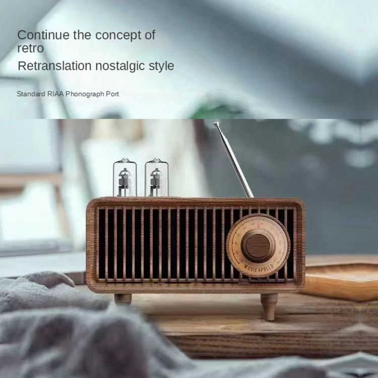 Oneder B9 Retro Indoor Wireless Portable Bluetooth Speaker(Browm) - Desktop Speaker by OneDer | Online Shopping South Africa | PMC TechLife | Buy Now Pay Later Mobicred
