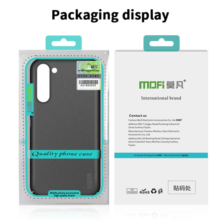 For Samsung Galaxy S23 5G MOFI Fandun Series Frosted Ultra-thin PC Hard Phone Case(Gray) - Galaxy S23 5G Cases by MOFI | Online Shopping South Africa | PMC TechLife | Buy Now Pay Later Mobicred