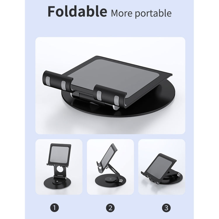 JUNSUNMAY 360 Degrees Rotating Foldable Laptop Desktop Holder Height / Angle Adjustable(Silver) - free shipping - PMC TechLife - Order now!