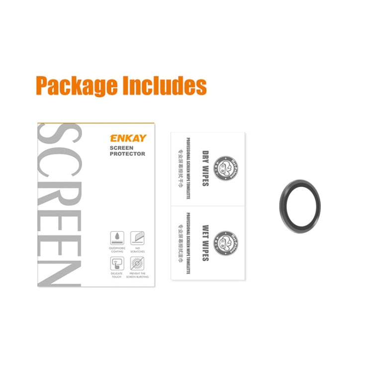 For HUAWEI P60 / P60 Pro / P60 Art ENKAY Hat-Prince 9H Rear Camera Lens Aluminium Alloy Tempered Glass Film(Green) - Huawei Tempered Glass by ENKAY | Online Shopping South Africa | PMC TechLife | Buy Now Pay Later Mobicred