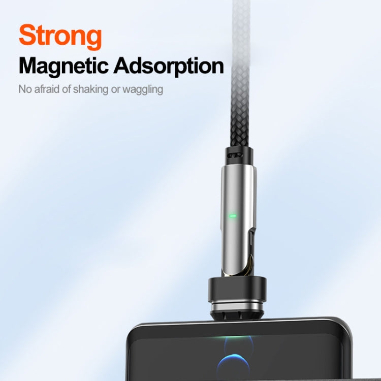 ENKAY 2 in 1 PD 100W / 27W 180 Degrees Rotation Magnetic Type-C / 8 Pin Fast Charging Data Cable with LED Light, Length:2m - Charging Cable & Head by ENKAY | Online Shopping South Africa | PMC TechLife | Buy Now Pay Later Mobicred