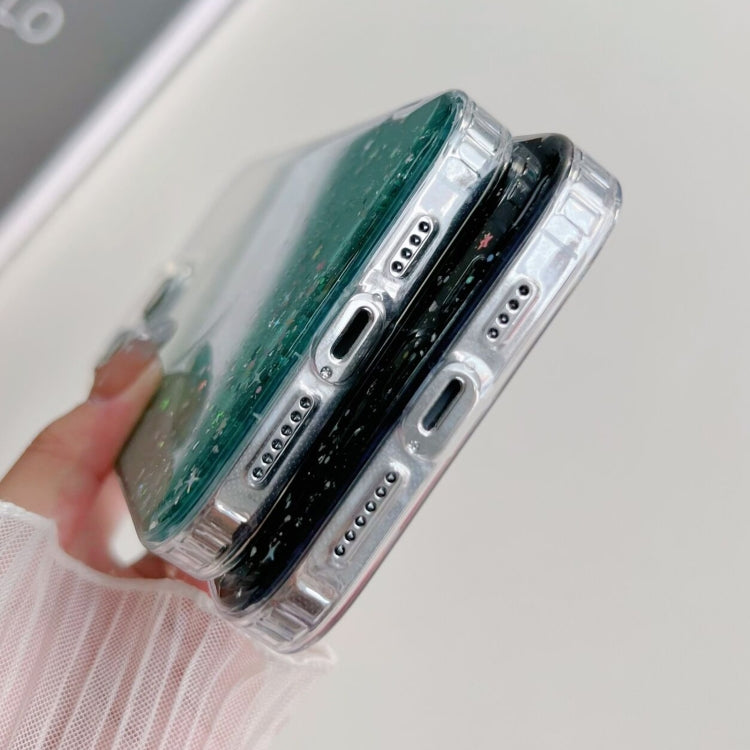 For iPhone 15 Pro Max Glitter MagSafe Hybrid Clear TPU Phone Case(Pink) - free shipping - PMC TechLife - Order now!
