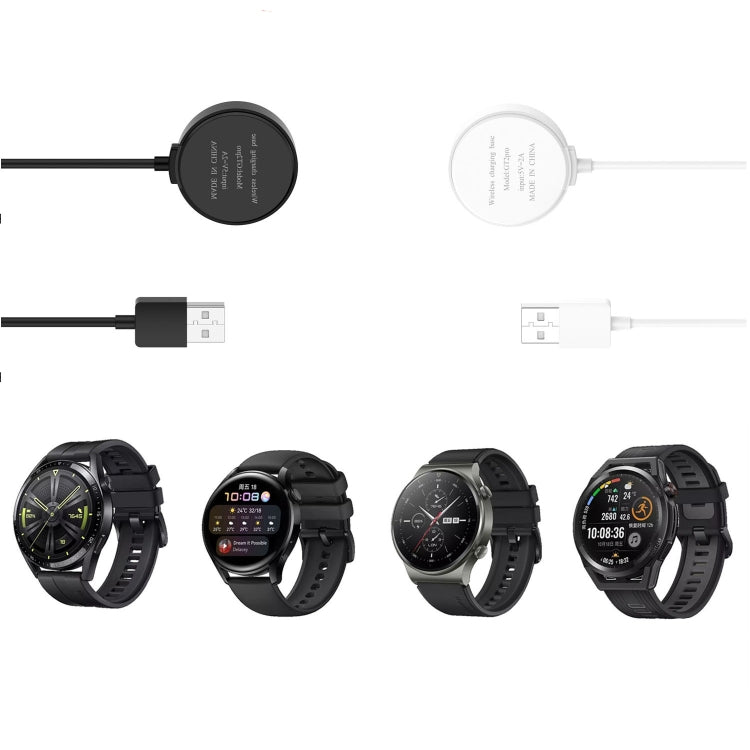 For Huawei Watch GT 4 41mm Smart Watch Magnetic Suction Integrated Charging Cable, Length: 1m(White) - Charger by PMC TechLife | Online Shopping South Africa | PMC TechLife