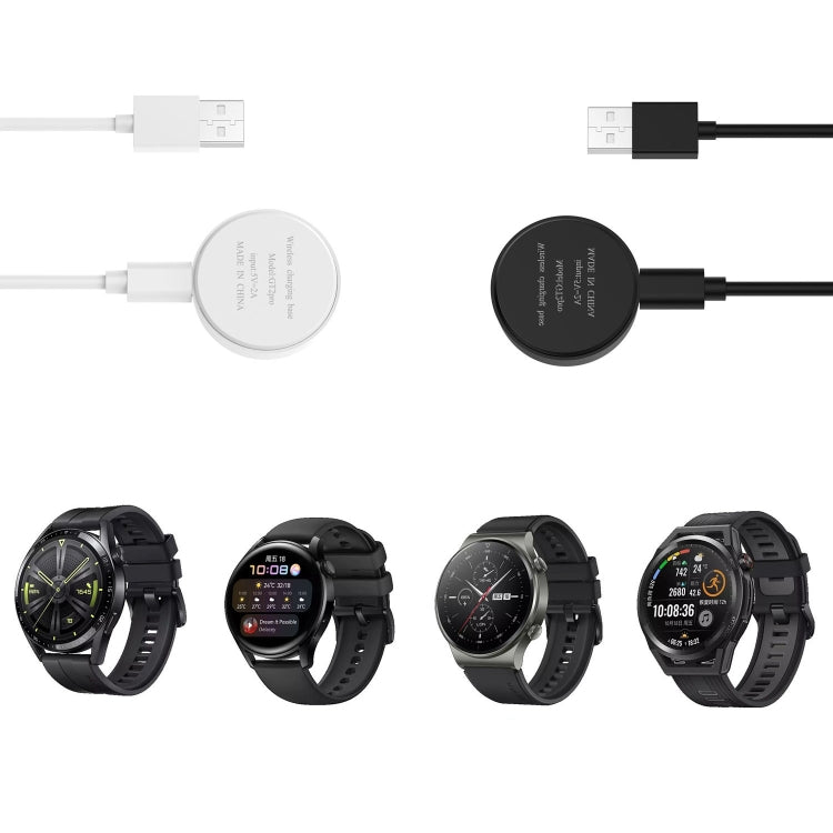 For Huawei Watch GT 4 46mm Smart Watch Magnetic Suction Split Charging Cable, Length: 1m(White) - Charger by PMC TechLife | Online Shopping South Africa | PMC TechLife